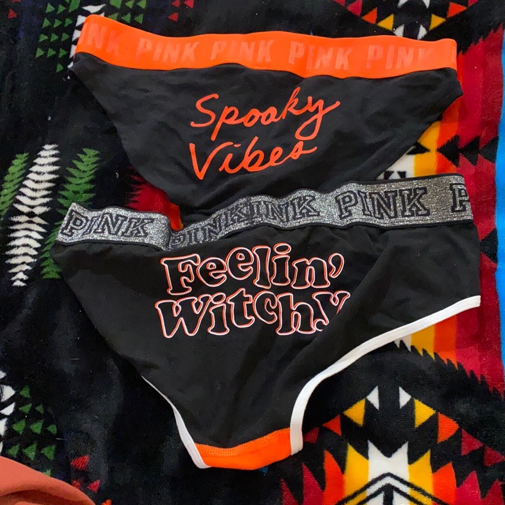 LAST CALL NWT never worn VS pink Halloween undies